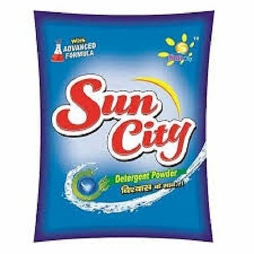 Detergent Powder Packaging Bag - Plastic, Printed Design | Multi Color, Ideal for Household and Commercial Use