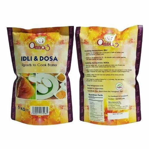 Idli-Dosa Packaging Pouches