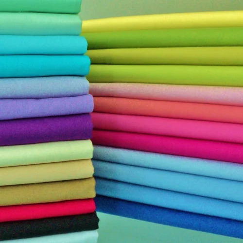 Plain Cotton Fabric - 100% Cotton, Knitted, Available in Various Colors | Superior Fade, Wrinkle, and Tear Resistance, Higher Strength, Machine Washable