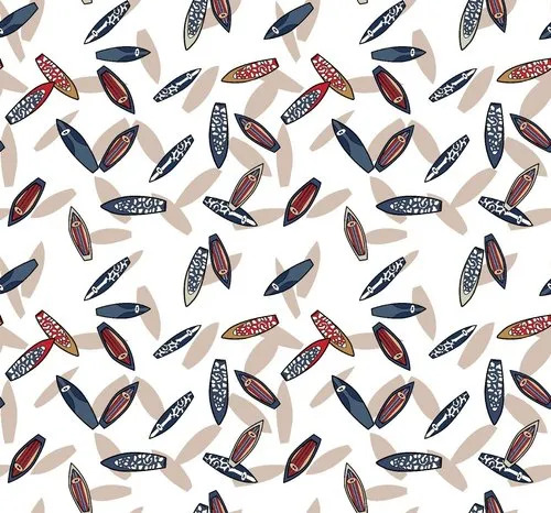 Printed Fabrics - Silk Cotton Blend, Multicolor | Breathable, Skin-Friendly, Quick Dry, Fade, Wrinkle, and Tear Resistant, Modern Printed Design