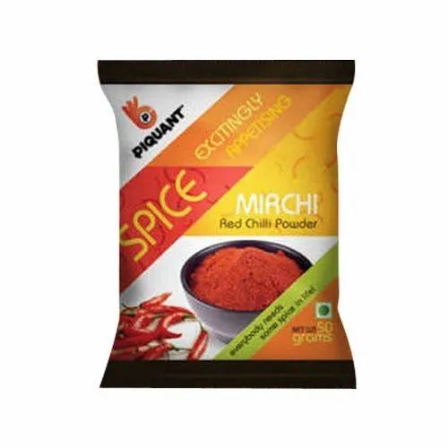 Red Chilli Powder Packaging Pouch