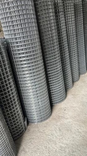 Welded Wire Mesh - Galvanized Iron, Standard Size, Gray Color, Square Hole Design | Higher Strength, Corrosion & Weather Resistance, Easy to Install