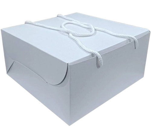 White Rope Cake Box (Half Kg)