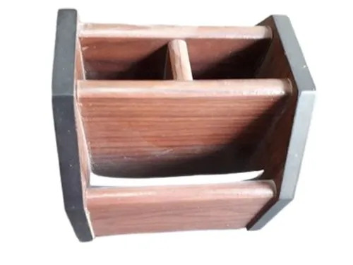 Wooden Pen Stand - Material: Annatto