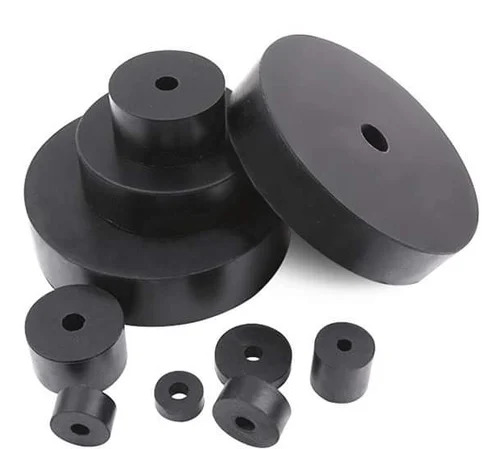 10Mm Black Rubber Bushings - Hardness: 10