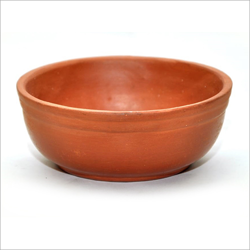 Clay Bowl - Terracotta, 4 Inch Diameter, 300 ml Capacity, Brown Color | Features: Customizable Size, Durable Clay Material, Finished Design