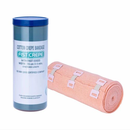 Cotton Crepe Bandage - 100% Cotton , Medically Approved, Disposable, Standard Color, Sterilized for Enhanced Skin Compatibility