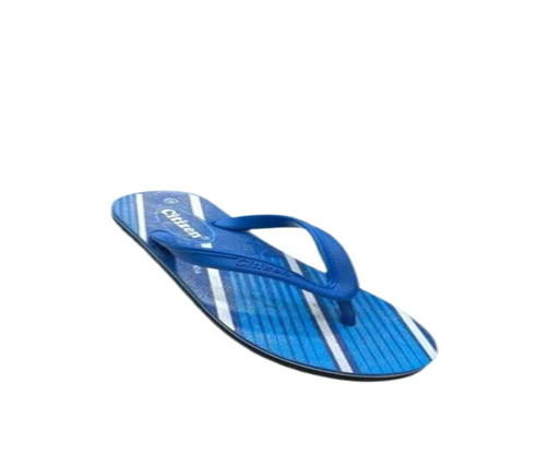 Gents Casual Slipper - Rubber Material, Flip Flop Style, Multicolor, Printed Pattern, All Season Daily Wear, Fancy Design for Men