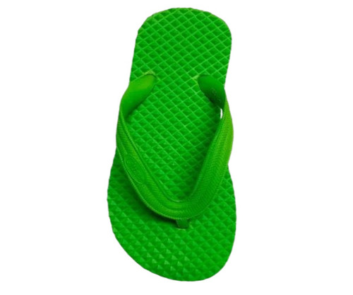 Green Men Slippers - Rubber Material, All Size, Green Color | Flip Flop Style, Printed Pattern, Daily Wear, Fine Finishing