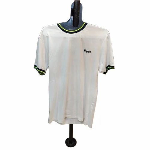 Men Round Neck Multicolor T Shirt