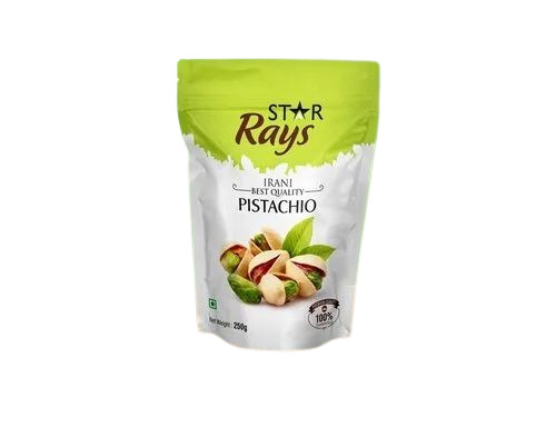 Pistachios Packaging Pouch - LDPE Material,  Multi Color Design | Printed Pattern for Enhanced Visual Appeal