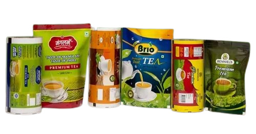 Tea Packaging Pouch - Multi-Color Printed Plastic | Durable Material, Ideal for Tea Storage and Preservation, Creative & Eye-Catching Design