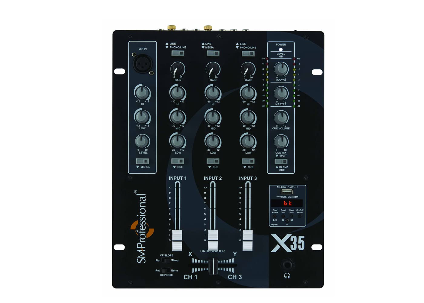 X-35 Studiomaster 4 Channel Dj Mixer