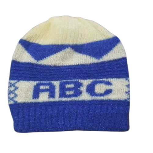 Baby Woolen Cap - Multicolor Woolen Material, Classy Style, Embroidered Pattern | Soft and Comfortable for Kids, Unisex Winter Wear