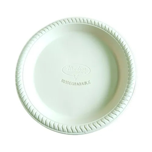 Biodegradable Plates - Color: White