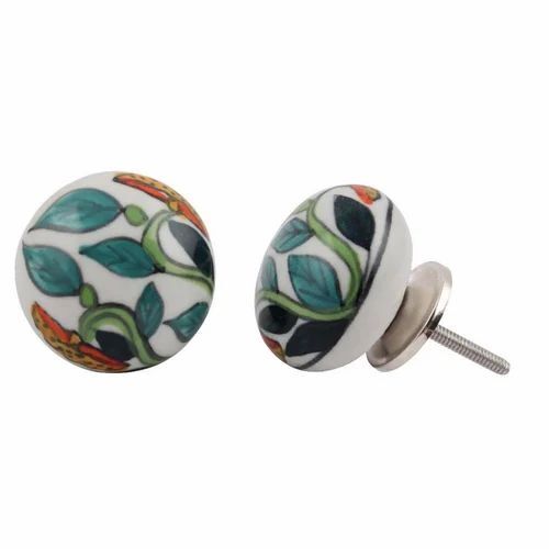 Ceramic Knobs - Ceramic Material, Customized Size, Multicolor | Durable for Cabinets and Drawers, Fine Polished Finish