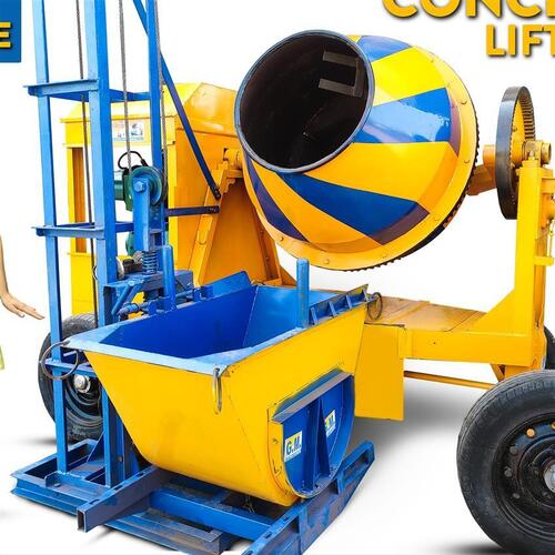 Concrete Mixer Machine - Color: Yellow