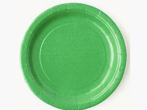 Green Paper Plate - Feature: All