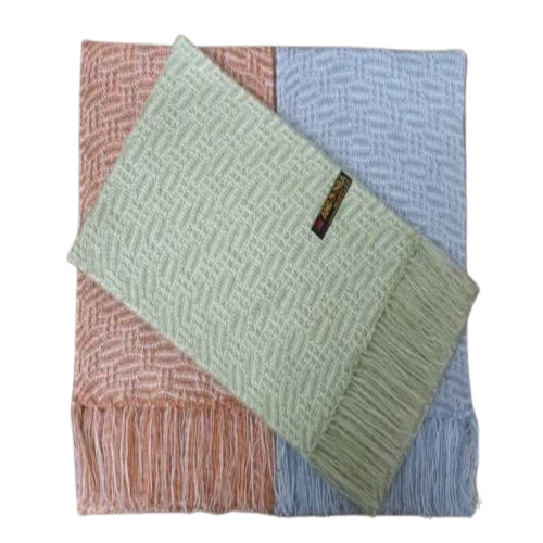 Plain Men Woolen Muffler - Woolen Material, Checked Pattern, Multicolor Design | Warm and Soft, Anti-Wrinkle, Washable, Classy Style for Winter