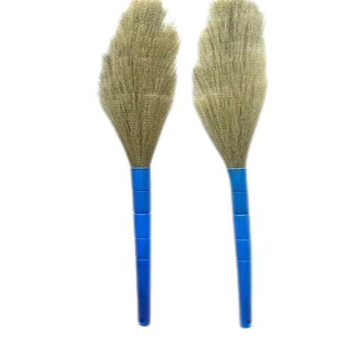 Plastic Brooms - Multicolor Plastic Handle | Easy to Clean, Designed for Floor and Toilet Cleaning