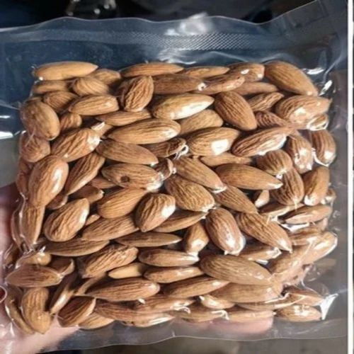 Almond Packaging Pouch - Plastic, Transparent | Plain Design, Lightweight Durable Material