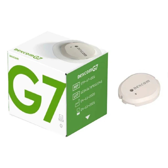 Dexcom G7 Sensor Continuous Glucose Monitoring Kit - Application: Medical