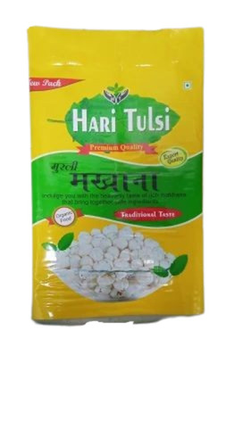 Makhana Packaging Pouch - LDPE, Center Sealed, Multi Color, Rotogravure Print, Multi Layer Lamination, Heat Sealed Closure 