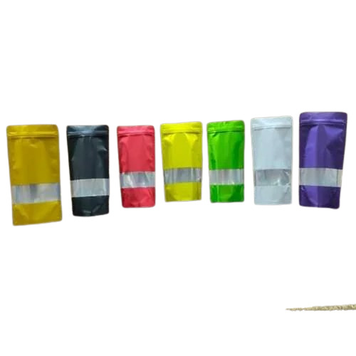 Multicolor Stand Up Zipper Pouches