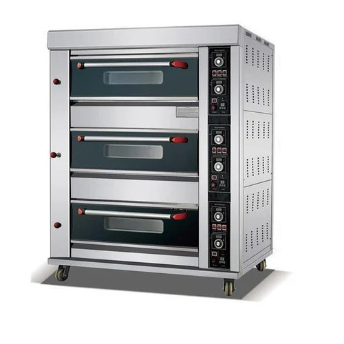 Pizza Oven - Stainless Steel, 220 Volt Electric | High Heat Output, Even Heat Distribution, Fast Cooking, Energy Efficient, Adjustable Temperature, Heavy-Duty Build, Multi-Layer Racks
