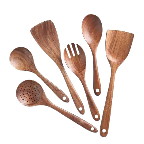 Plain Wooden Spoon Set