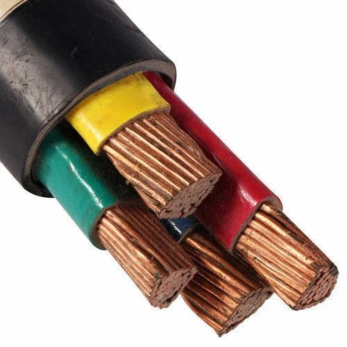Power Cable - Copper 100 Foot Length Black Color | 600-1000 V Voltage Rating -40 to 120 Deg C Operating Temperature Plastic Insulation ETFE Jacket