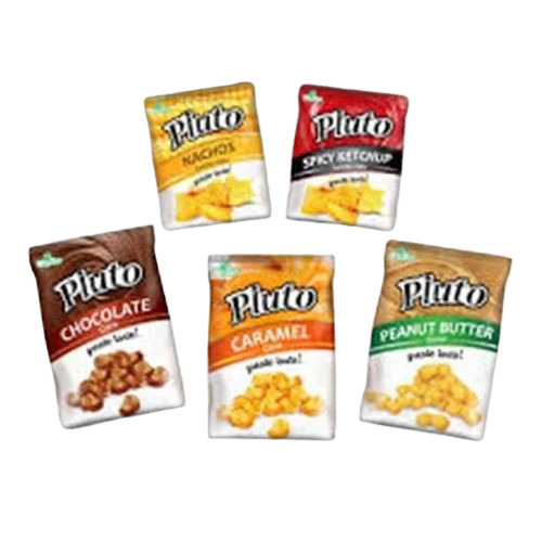 Snack Food Packaging Pouches - PP Material 5 Kg Capacity Multi Color Printed Design Heat Sealed Closure Matte Surface Finish