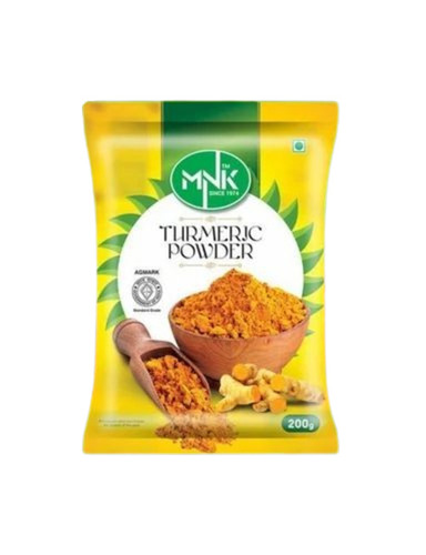 Turmeric Powder Packaging Pouch - Plastic Material, Multi Color Print | Ideal for Spices Storage and Presentation, Durable and Reusable