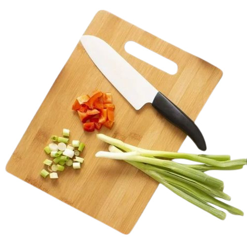 Wooden Chopping Board - 18x10 Inch, Brown Wooden Finish | Ideal for Kitchen Chopping and Food Preparation