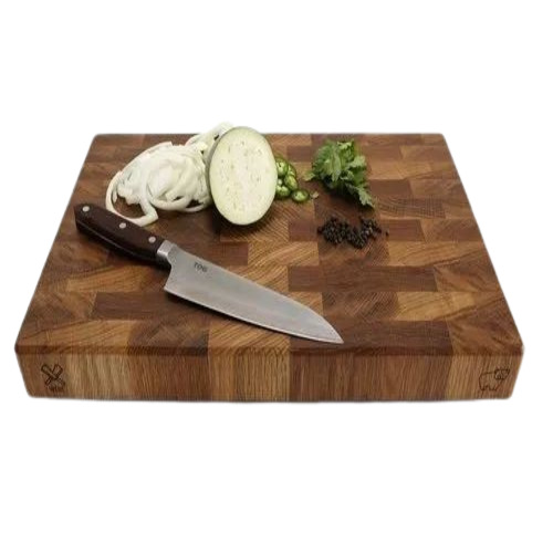 Wooden Chopping Cutting Board - Wooden 14x18 Inches Brown | Polished Finish for Kitchen Use Ideal for Chopping and Food Preparation