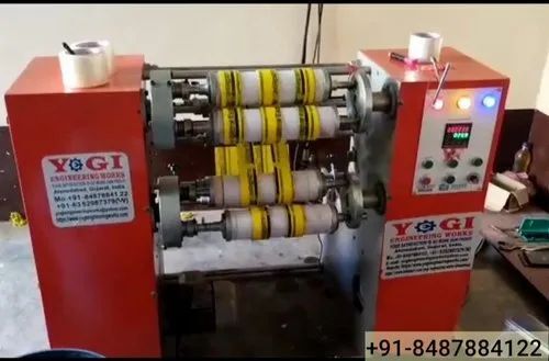 Bopp Tape Slitting Machine - Color: Black