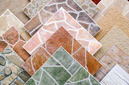 Ceramic Floor Tiles - Ceramic, Customized Size, All Colors Available | Acid-Resistant, Non-Slip, Fine Finished, Durable, Square Shape