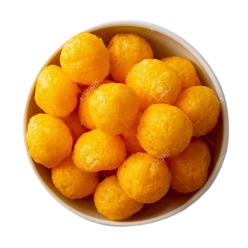 Cheese N Onion Balls - Hand Made, Golden Color | Tasty, Healthy, Spicy Flavor, 3 Months Shelf Life