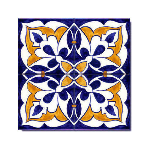Decorative Ceramic Tiles - Ceramic Material, Customized Size, Multi Color | Non-Slip, Gloss Finish, Interlocking Pattern, Durable Design
