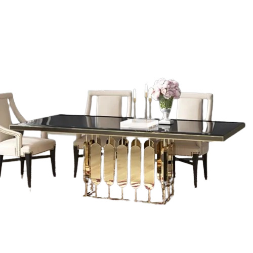 Fancy Stainless Steel Dining Table