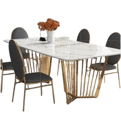 Home Stainless Steel Dining Table