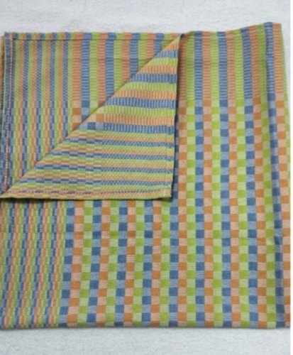 Kitchen Towel - 100% Cotton 75x75 cm Square | Multi-Color Disposable Soft Touch Plain Dyed Dobby Style