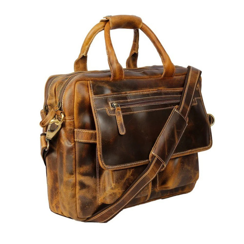 Leather Bags - Color: Brown