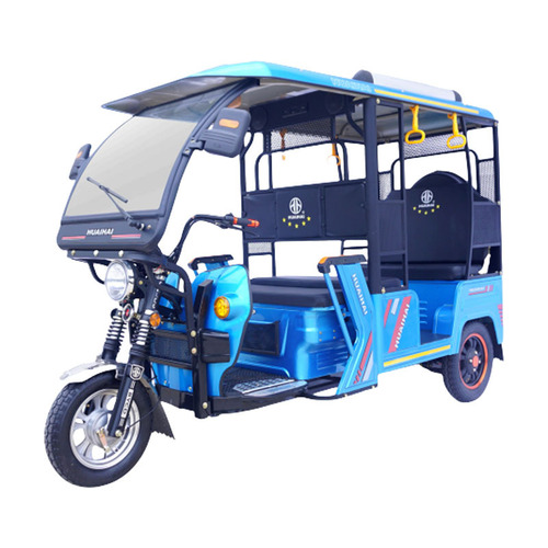 Simply Equipped Tuktuk with Rechargeable Lead-Acid Battery Electric Tricycle E-Trike 3 Wheeler 3-Wheel Motorcycle From Source Factory