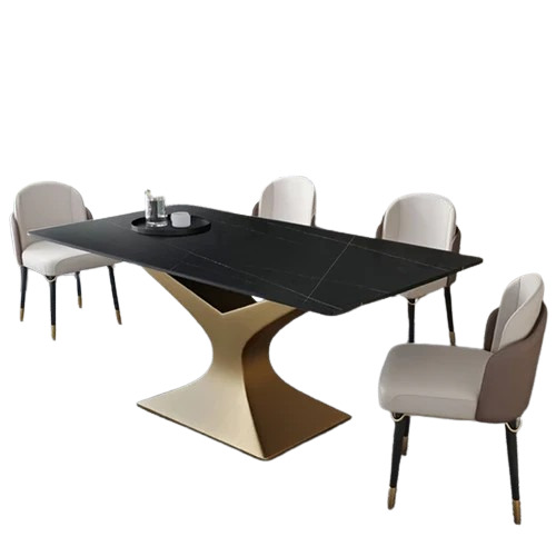 Stylish Stainless Steel Dining Table