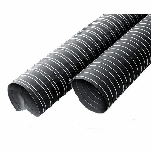 Air Ducting Rubber Hose - Color: Silver