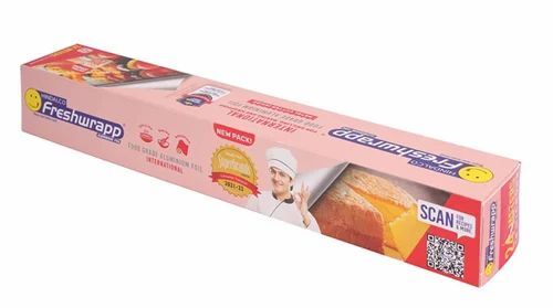 Aluminium Foil Packaging Box - 12x2x2 Inches | Multi Color, Corrugated Kraft Paper, Single Phase 2 Ply, 300g Capacity