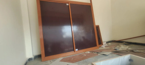 Aluminium Track Sliding Door - Aluminum, Various Sizes, Gray | High Strength Build, Durable Design, Insect Prevention Functionality