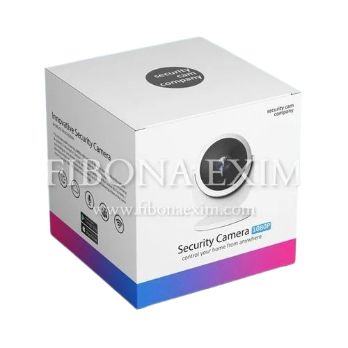 CCTV Camera Packaging Box - Paper Material Multi Color Design | Printed for Eye-Catching Appeal and Effective Protection