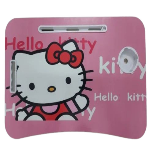 Folding Study Table - Wood, 23''x15''x9.5'' Inch, Multicolor | Modern, Durable Design, No Assembly Required, Ideal for Study and Laptop Use